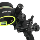 Compound Bow Sight 5-Pin 0.019" Fiber Optic Adjustable