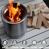 Mini Fire Stick with Fire Starter and Tongs