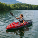 Inflatable Kayak 1 Person Adult Red Canoe