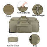 LQARMY 124L Outdoor Camping Travel Bag
