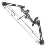 Compound Bow Arrow Set with Spine 500 Carbon Arrows 20-70lbs Adjustable Draw Weight