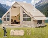 Quick Setup Inflatable  Air Tent with Stove Jack, 4-6 Person