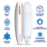 Classic Soft Top Foam 8ft Surfboard
