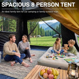 Large 10-Person Blackout Camping Tent