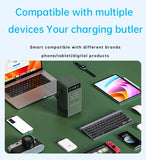 Solar Generator for Camping, Portable Power Station, LED Light