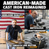 Stargazer 12-Inch Cast Iron Skillet