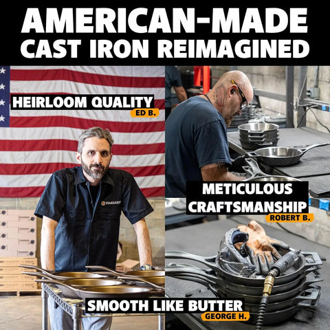 Stargazer 12-Inch Cast Iron Skillet