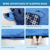 Double Flannel  Sleeping Bag for Adults