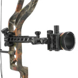 Compound Bow Sight 5-Pin 0.019" Fiber Optic Adjustable