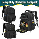 Heavy-Duty Backpack Wear-Resistant Multi-Compartment Organizer