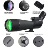 25-75x80 Upgrade Spotting Scope HD Large Field Powerful Zoom Monocular Telescope FMC BAK4 for Bird Watching Target Shooting