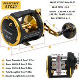 Trolling Reel Saltwater Level Wind Reel