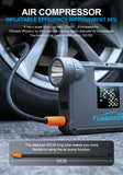 5-in-1 Car Jump Starter with Air Compressor Portable Flashlight