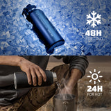 32oz Insulated Water Bottle with Straw