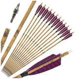 12 PCS 30-inch Archery Carbon Arrows