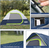 2-4 Person Dome Tent, Easy Setup for Camping