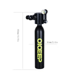 Aluminum Mini Scuba Tank with Sub-mask