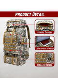 80L Tactical Mountaineering Bag