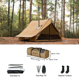 Camping Tent with Stove Jack