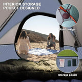 2-4 Person Waterproof Windproof Dome Tent for Outdoor Adventures