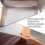 Backpacking tent for outdoor camping and hiking