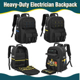 Heavy-Duty Backpack Wear-Resistant Multi-Compartment Organizer