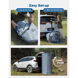 Pop-Up Shower Tent for Car Tailgate