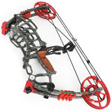 Short Axis Compound Bow Set Kit 30-60Lbs Adjustable Draw Weight Ambidextrous