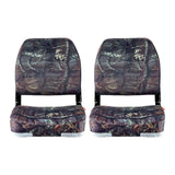 2 Pack Folding Boat Seats with Low Backrest