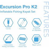 INTEX 68309EP Excursion Pro K2Inflatable Kayak