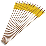 Turkey Feather Bamboo Arrows 6/12pcs 33.4"