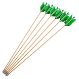 Turkey Feather Wooden Arrows