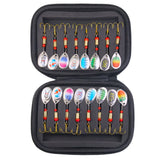16Pcs Metal Spoon Spinner Fishing Lure 3g