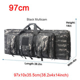 LQARMY 32 38 42 48 inch Tactical Double Rifle Case