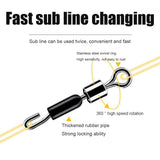 50pcs Fishing Ball Bearing Swivel