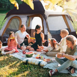Backpacking tent for outdoor camping and hiking