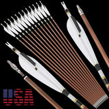 31-inch Carbon Arrows 5" Turkey Feather Pure Carbon Shaft