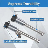 Silver 2.5" 8" Drop Adjustable Towing Hitch