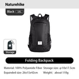 Naturehike Backpack 18L Black Ultralight