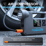 5-in-1 Car Jump Starter with Air Compressor Portable Flashlight