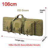 LQARMY 32 38 42 48 inch Tactical Double Rifle Case
