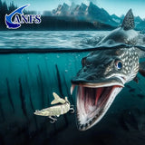 Slow-Sinking Lifelike Fishing Lure Kit