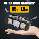 LED Headlamp Rechargeable Flashlight