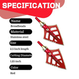 Hunting Arrow Tips, 12 pcs, 125 grain, Screw-in Blade