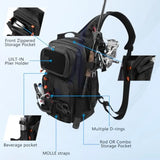 Fishing Backpack with Tackle Boxes