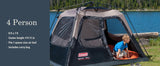Coleman 4/6/8/10 Person Instant Camping Tent with 1-Minute Setup