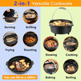 7 QT Cast Iron Dutch Oven