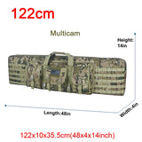 LQARMY 32 38 42 48 inch Tactical Double Rifle Case
