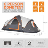 Tent for Family Camping Quick Setup, Instant Pop-Up Dome Tents