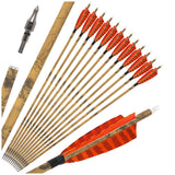 12 PCS 30-inch Archery Carbon Arrows